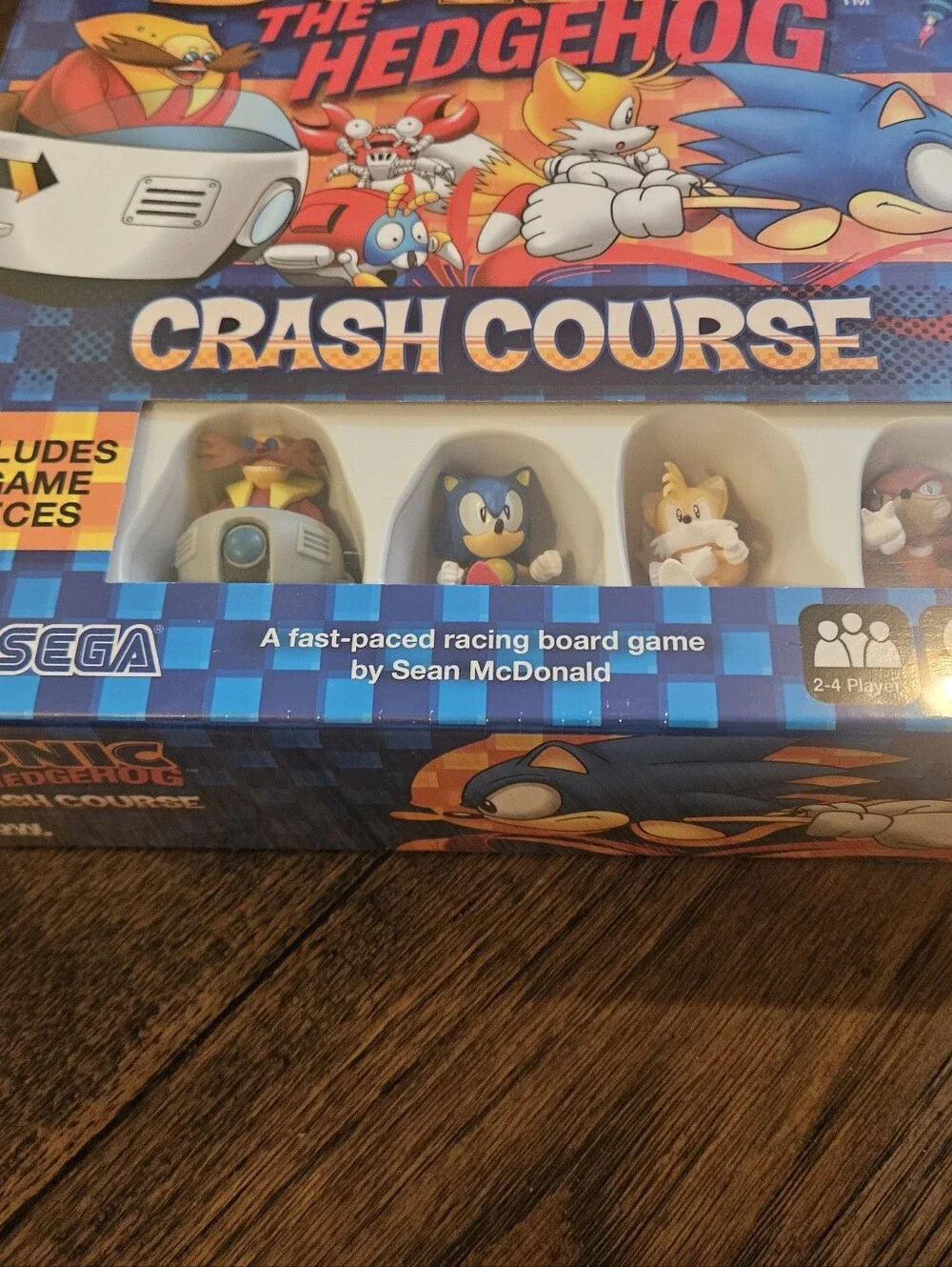 SEGA Sonic The Hedgehog Crash Course Board Game IDW Games (NEW SEALED).  Item is